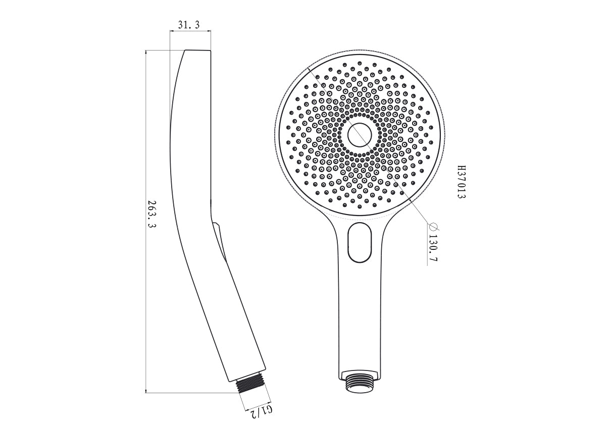 The Gabe Hand Shower Chrome T7807CP