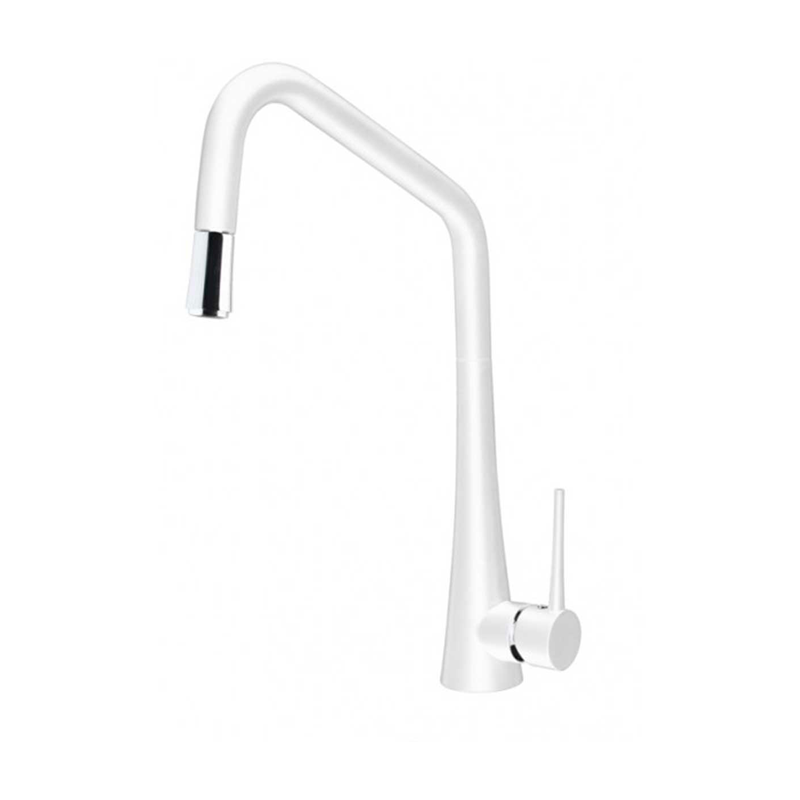 Armando Vicario TINKD-W White Kitchen Mixer Tap with Pull Out - Available Dec 2021