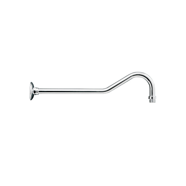 450mm Wall Gooseneck Shower Arm with flange