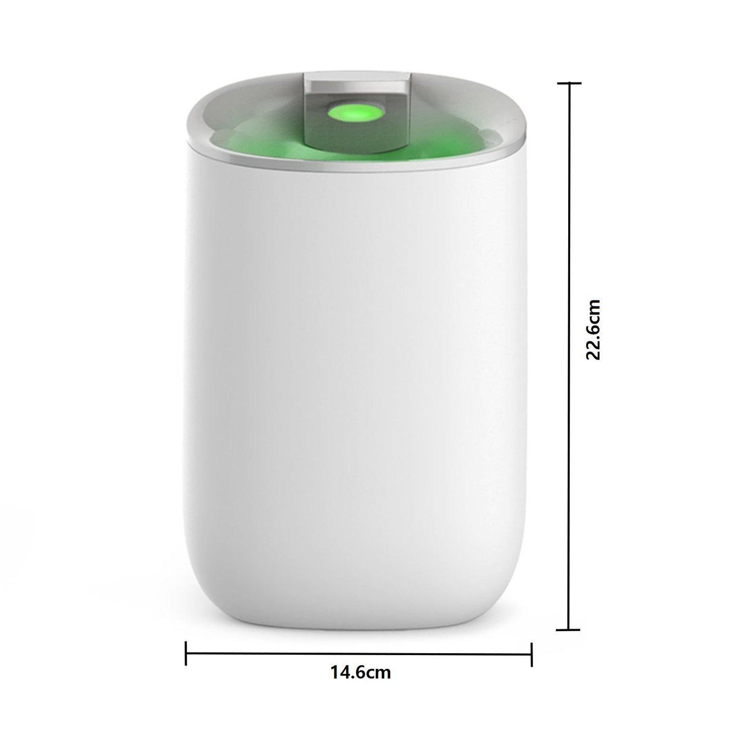 Pursonic 600ML Smart Touch X3 Dehumidifier Portable Electric Office Home White 600ml White, Green