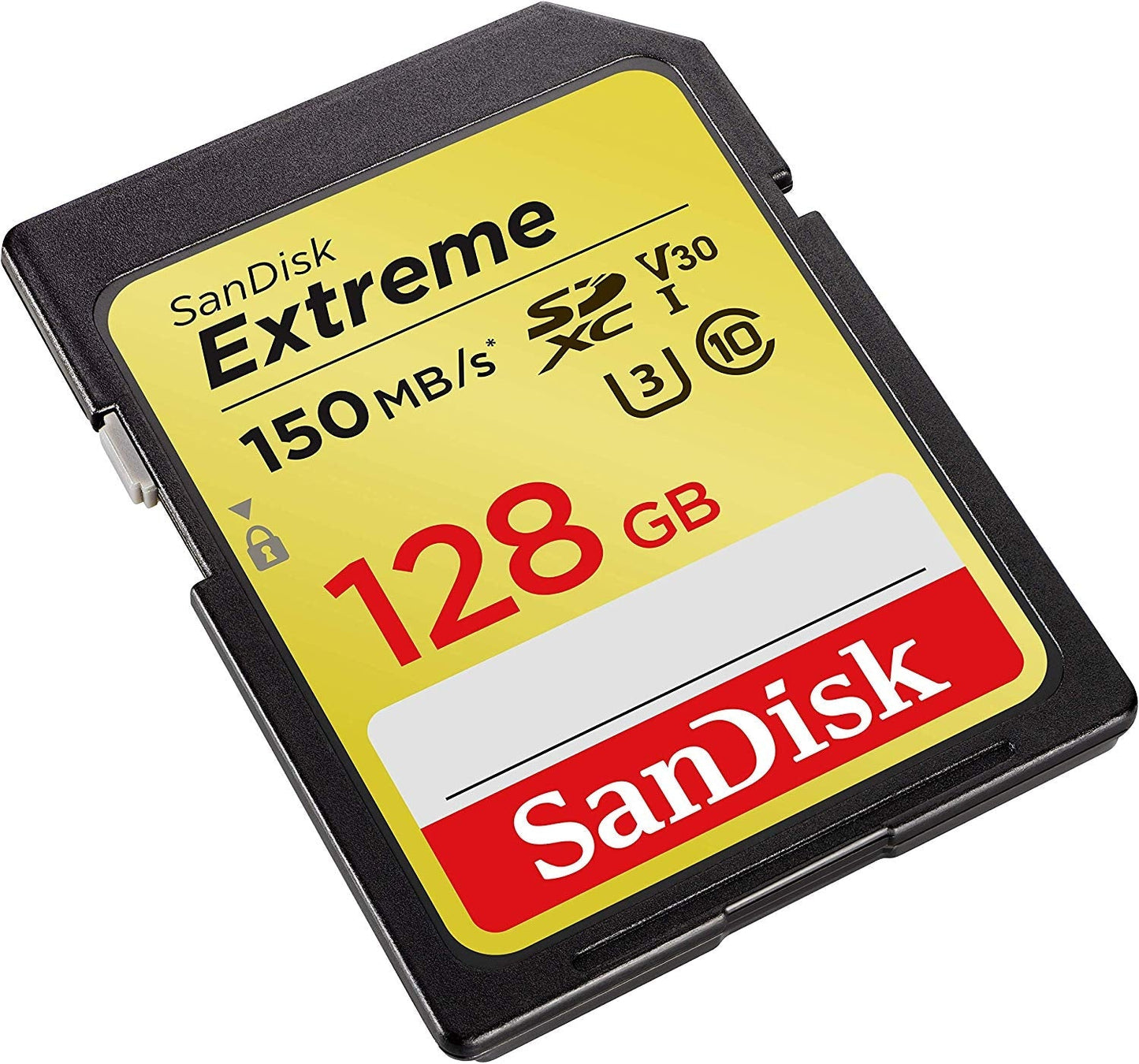 SANDISK SDSDXV5-128G-GNCIN SDXC Extreme CL10 V30 UHS-I/U3 150MB