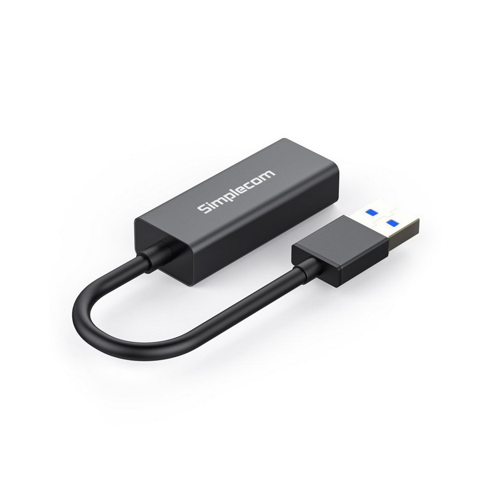 Simplecom NU303 USB 3.0 to Gigabit Ethernet Network Adapter Aluminium