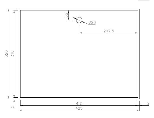 Stainless Steel BBQ Grill Hot Plate 42.5 X 32CM Premium 304 Grade