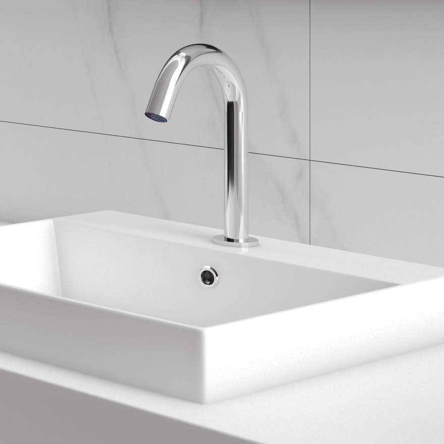 Oliveri VE402CR Venice Chrome Basin Mounted Sensor Tap