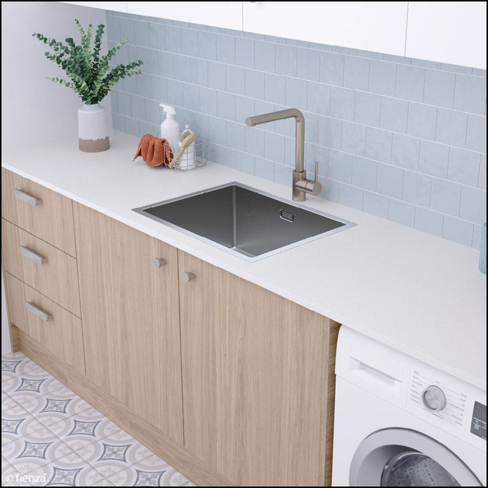 Fienza 50L Stainless Steel Square Laundry Sink 68501 - Special Order Insert Sinks