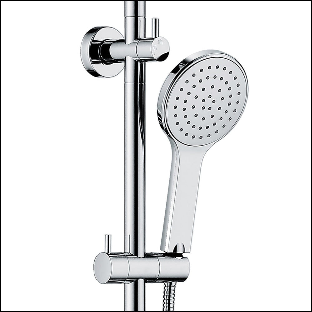 Fienza Kaya Chrome Twin Shower 455109 Showers