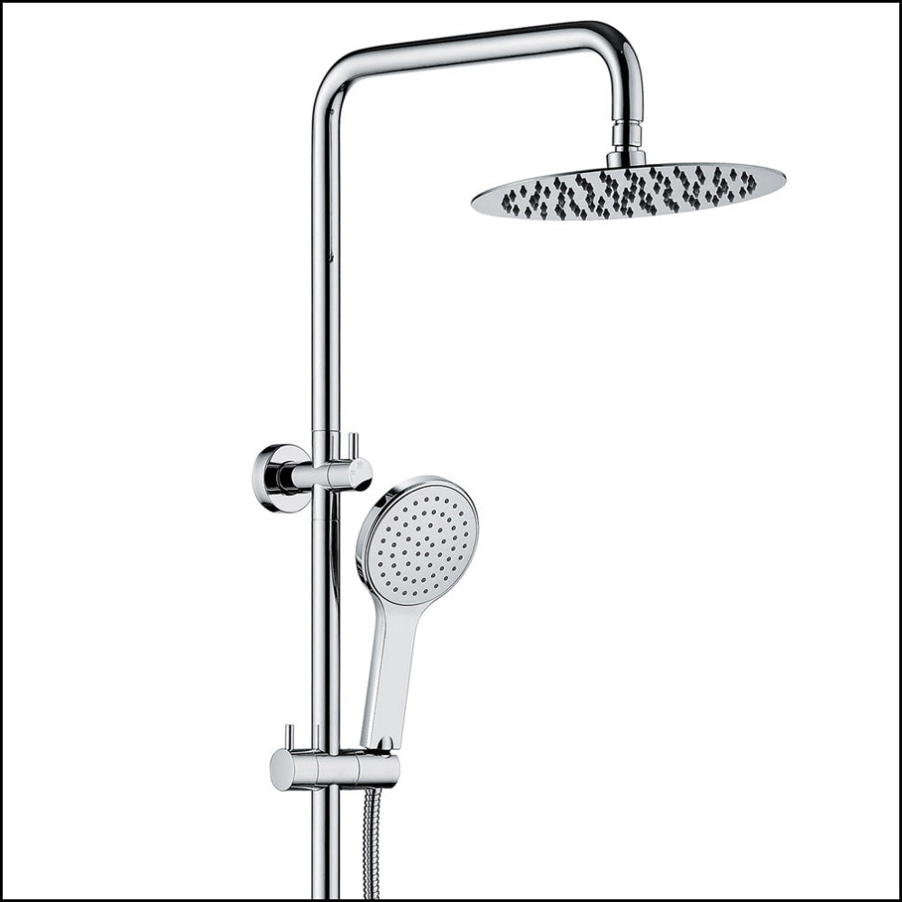 Fienza Kaya Chrome Twin Shower 455109 Showers