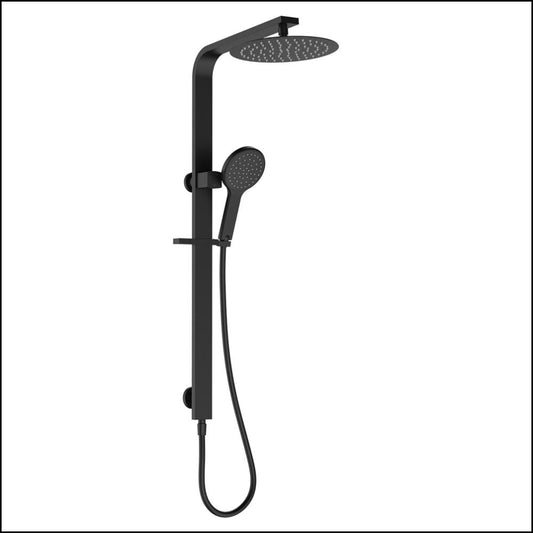 Fienza Kaya Deluxe Twin Shower Matte Black 455119B Showers