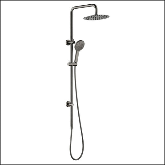 Fienza Kaya Gun Metal Twin Shower 455109Gm Showers