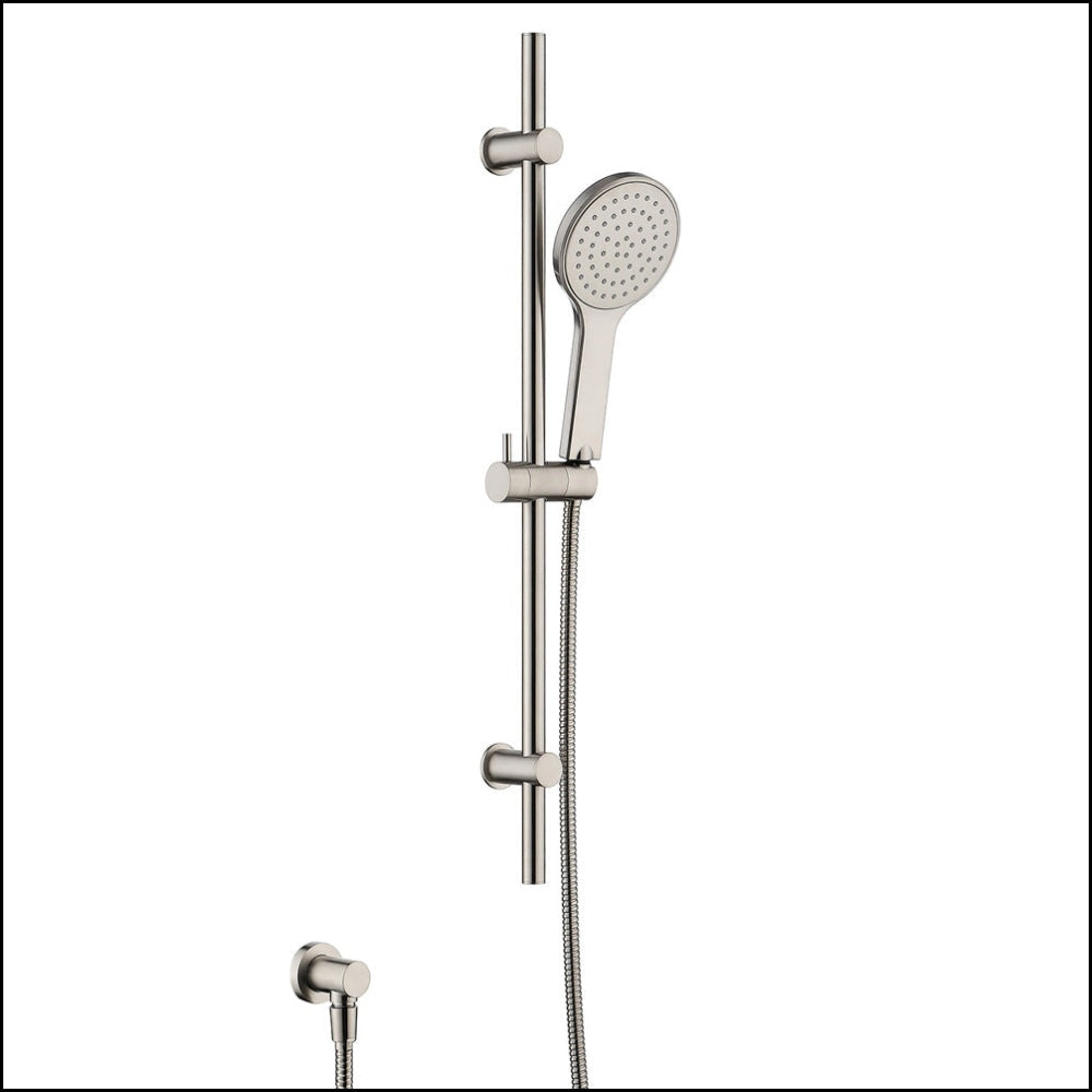 Fienza Kaya Rail Shower Brushed Nickel Showers