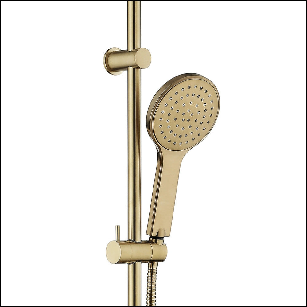 Fienza Kaya Rail Shower Urban Brass 444109Ub Showers