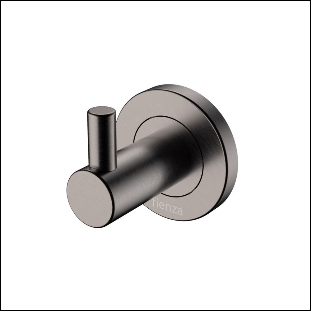 Fienza Kaya Robe Hook Gun Metal 82804Gm Bathroom Accessories