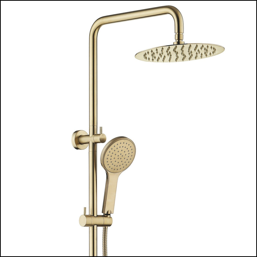 Fienza Kaya Urban Brass Twin Shower 455109Ub Showers