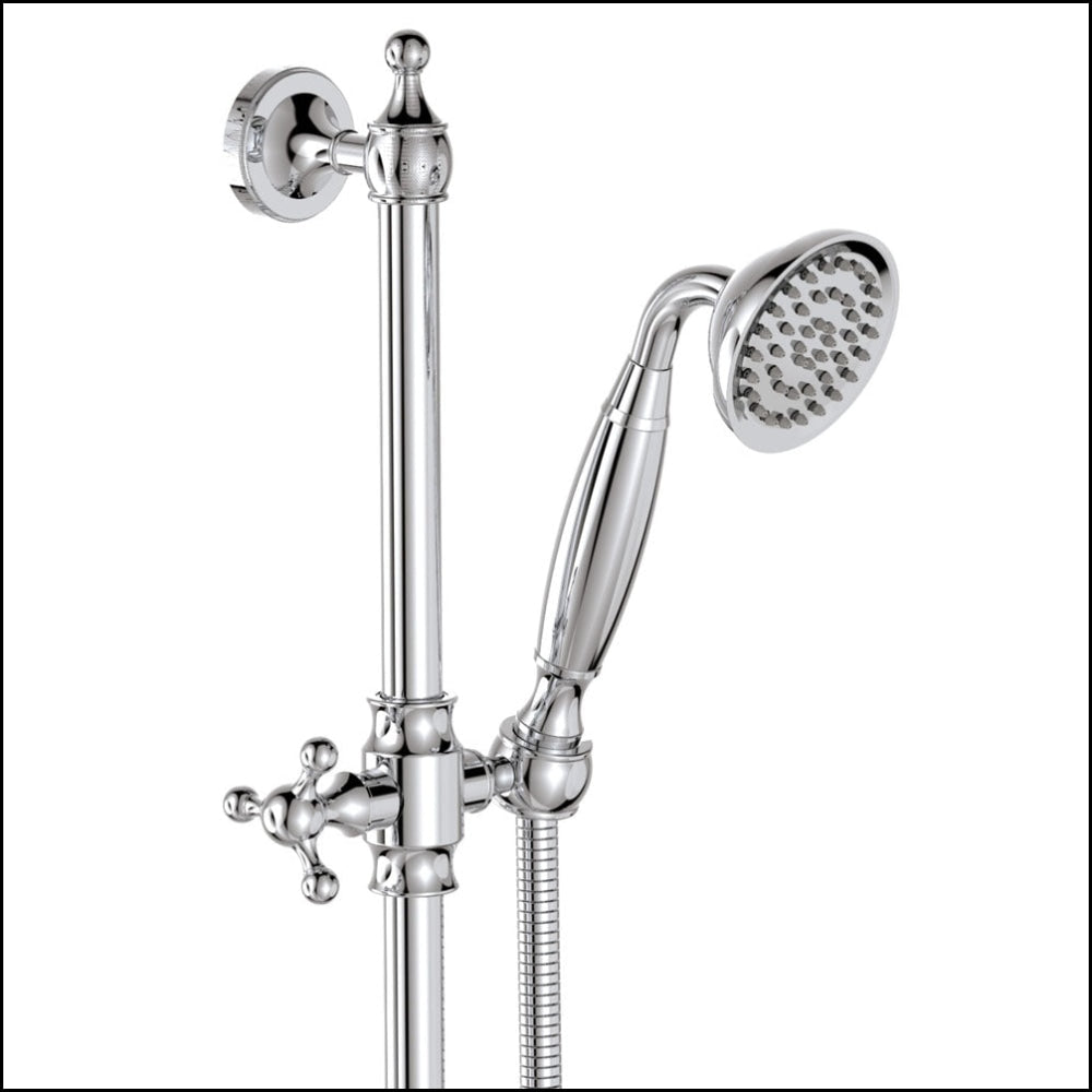 Fienza Lillian Lever Rail Shower Set Chrome 339103 Showers