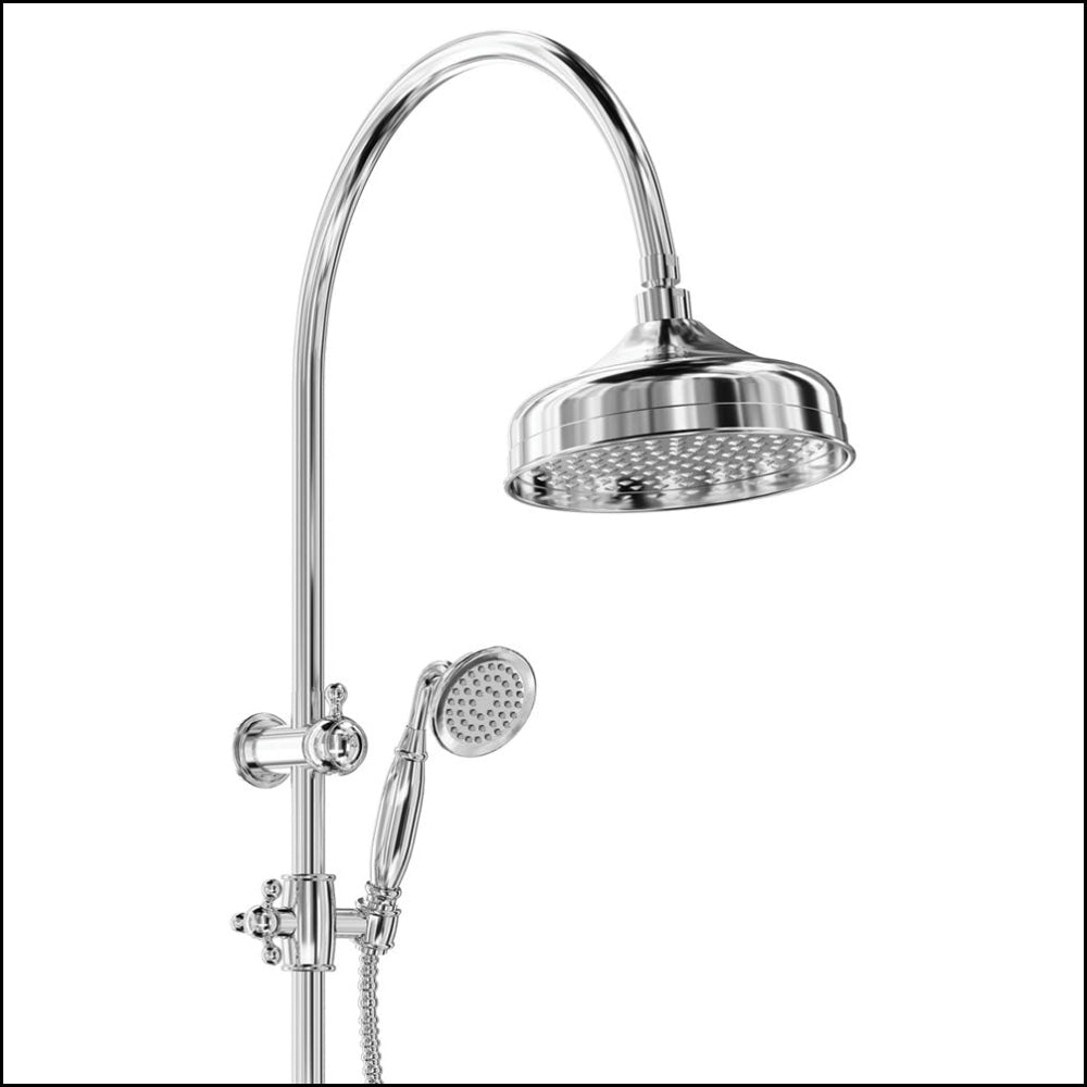 Fienza Lillian Twin Shower Chrome 455114 Showers