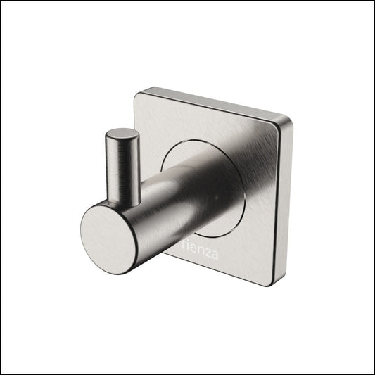 Fienza Sansa Robe Hook Brushed Nickel 83204Bn Bathroom Accessories