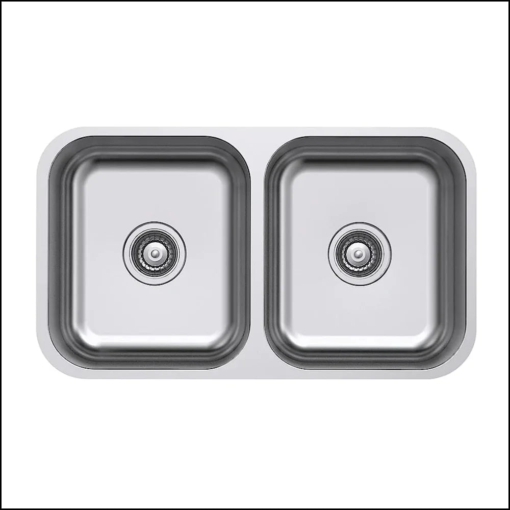 Fienza Tiva 68109 Stainless Steel Double Kitchen Sink - Special Order Undermount Sinks